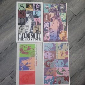 Taylor Swift The Eras Tour VIP Merch Box Exclusive 3 Poster set - No City Poster